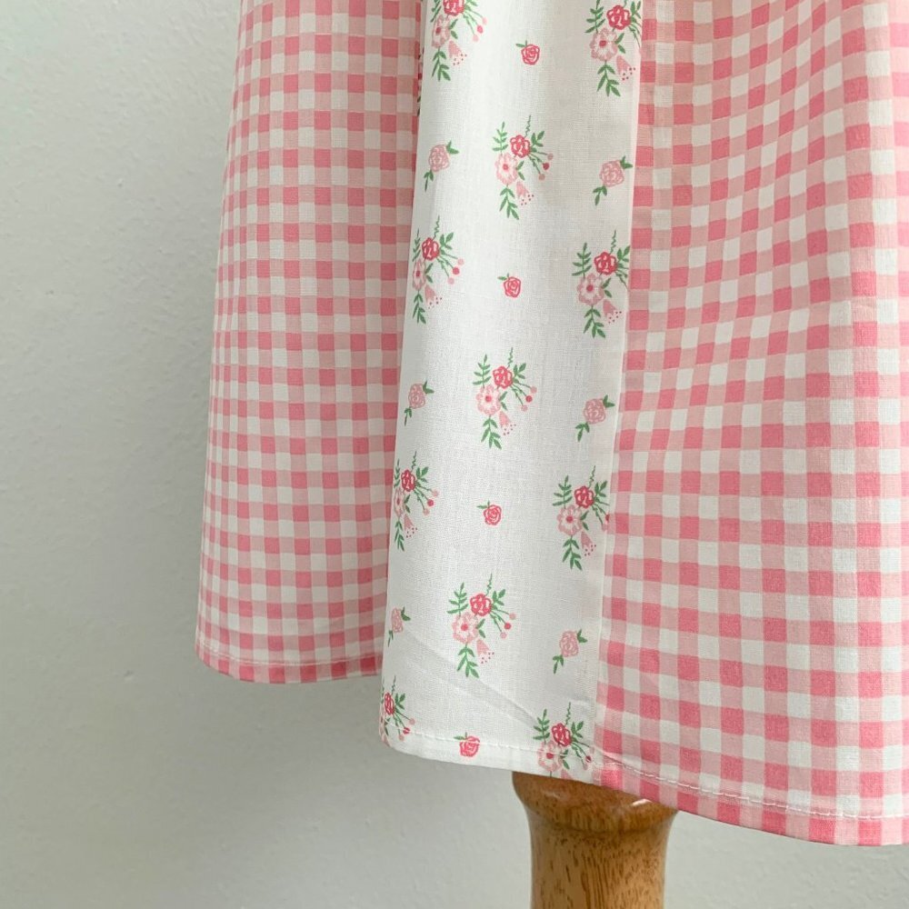 NWT Pretty Girls Spring & Summer Dress Bohemian Princess Floral & Gingham 18-24M - Picture 8 of 8